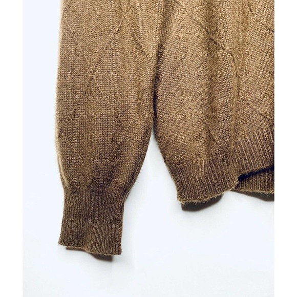 VTG Peter Scott Brown Sweater Sz 52 L - Picture 8 of 8